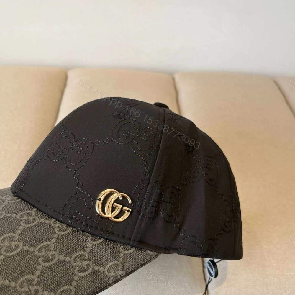 View 4 of Gucci GG Canvas Baseball Hat Black