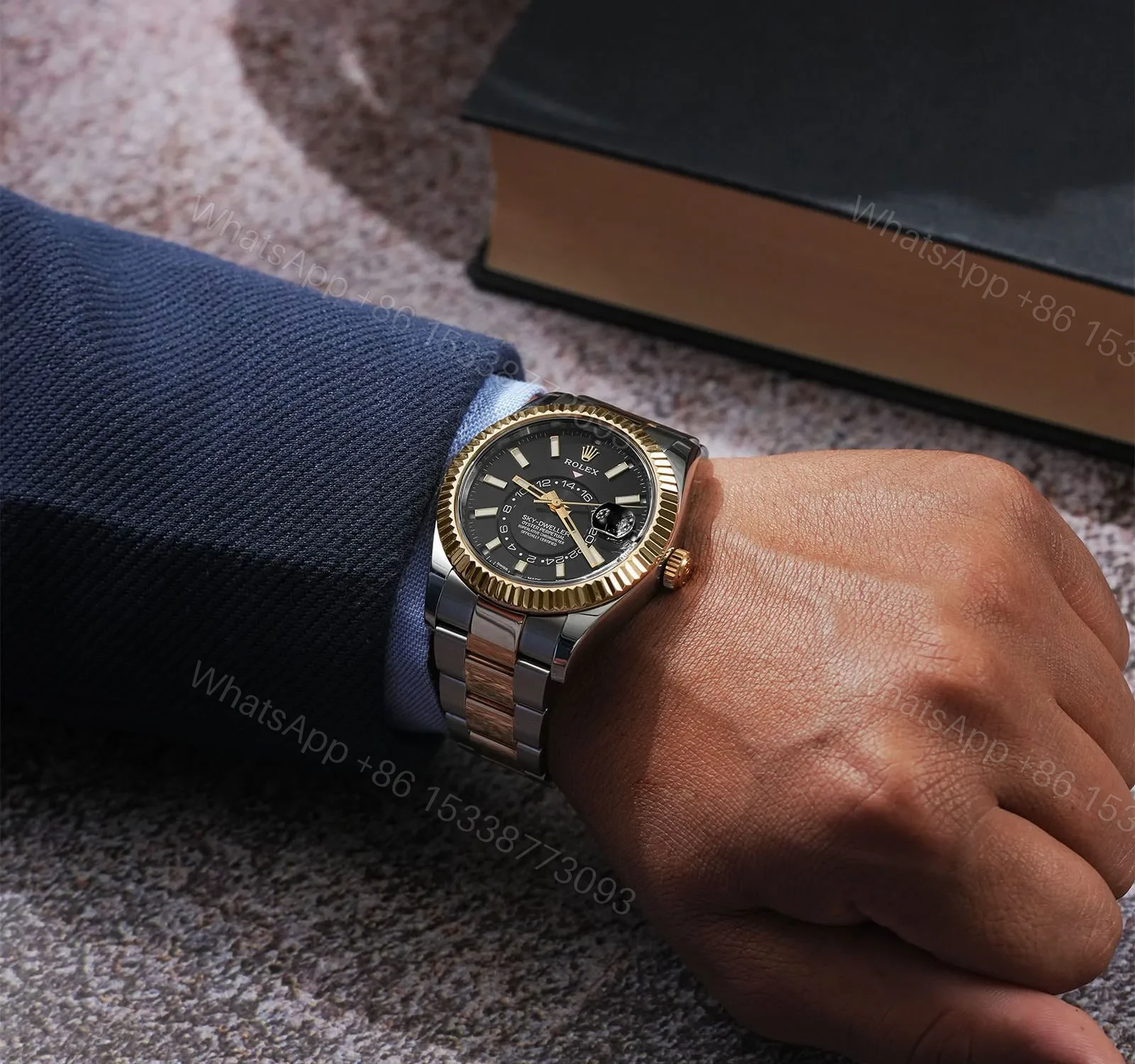 View 2 of Rolex Sky-Dweller Black Dial (42mm)