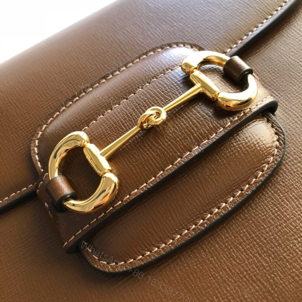 View 2 of Gucci Horsebit 1955 Shoulder Bag Brown 25Cm 602204 1DB0G 2361