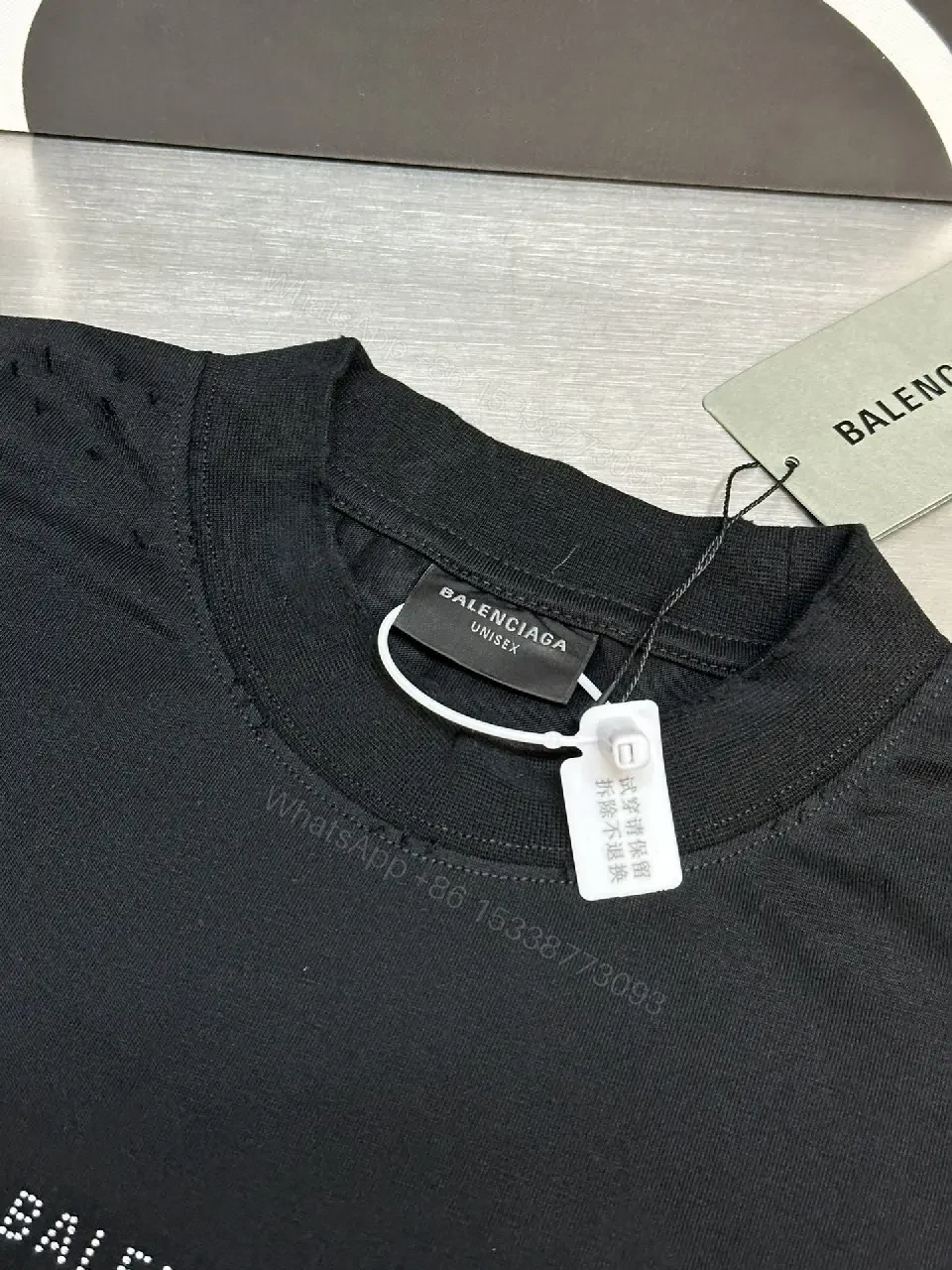 View 10 of Oversized Black Tee: Premium Cotton, Minimalist, Relaxed Fit