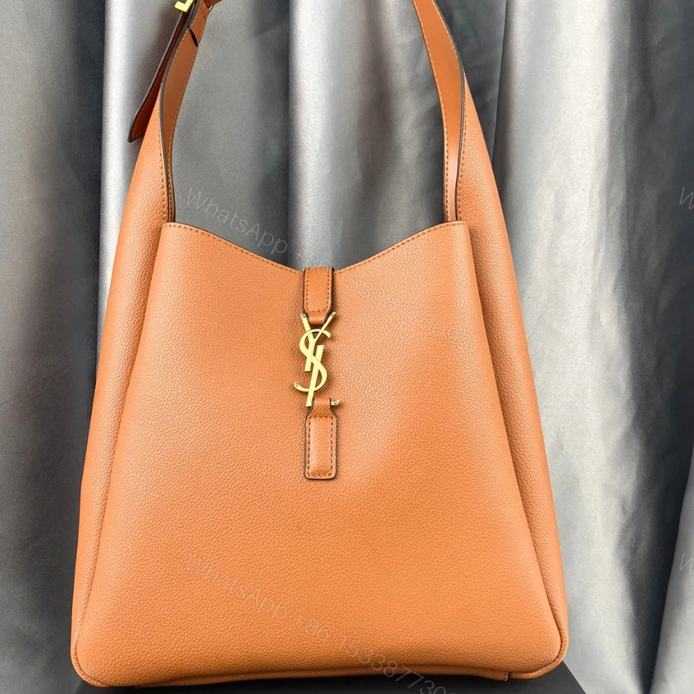 View 2 of Saint Laurent 5 À 7 Soft Small Hobo Bag In Smooth Beige 27Cm