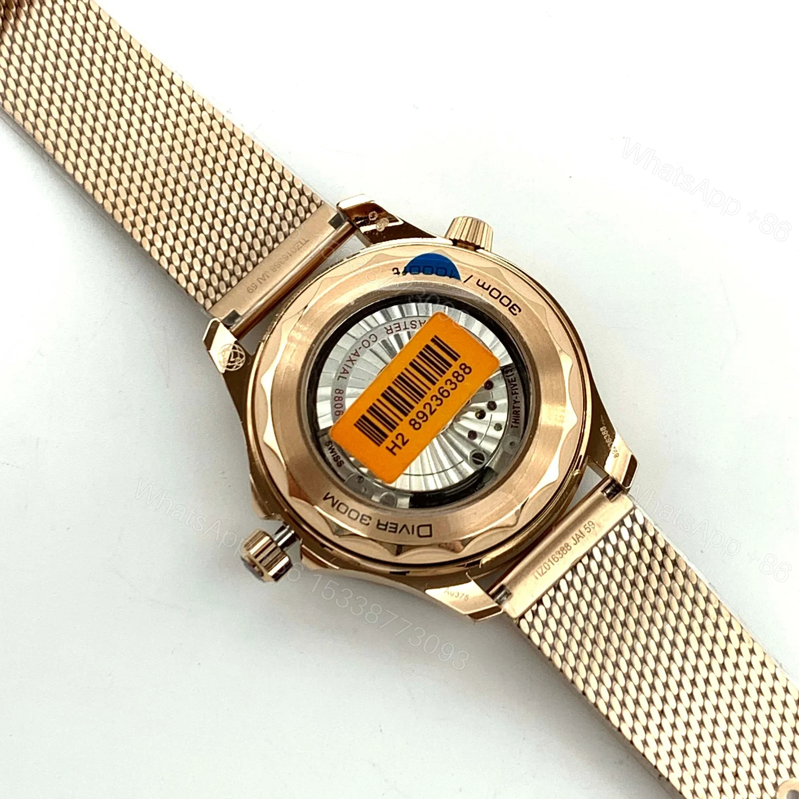 View 7 of Omega Seamaster Diver 300M Master Co-Axial 42 Bronze Gold Black Bracelet 210.90.42.20.01.003