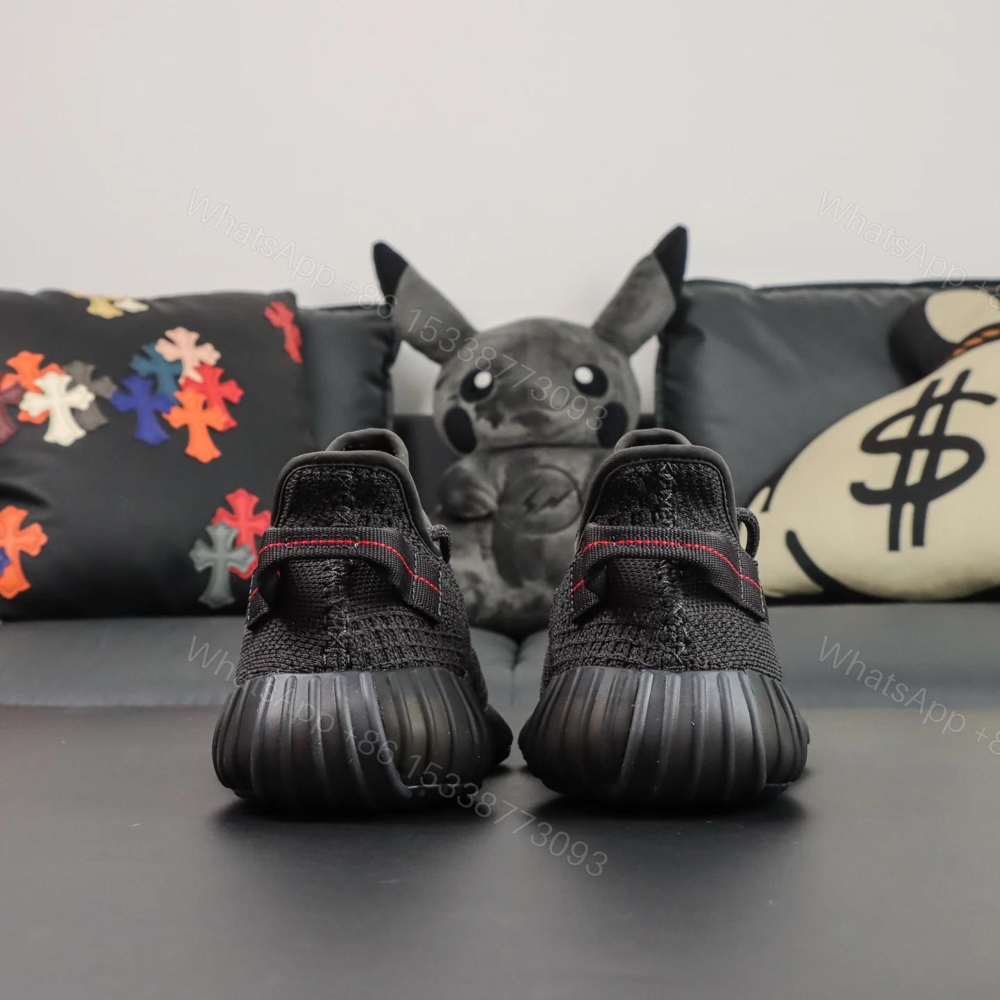 View 6 of Yeezy Boost 350 V2 Static Black Reps