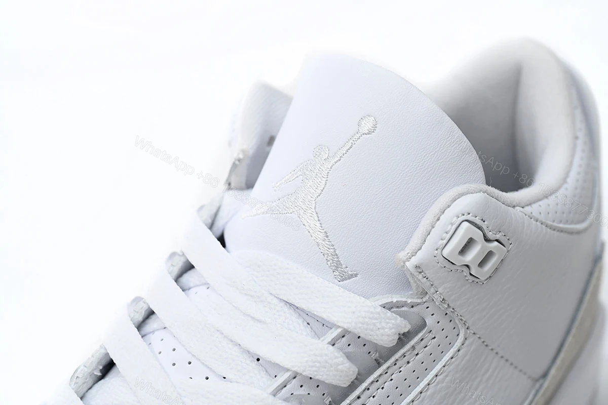 View 6 of Air Jordan 3 Retro Pure White 136064-111