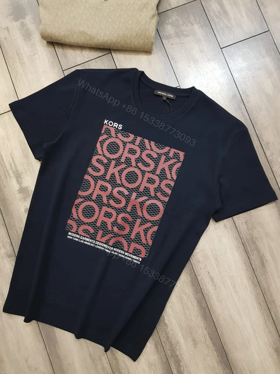 View 2 of FIRST COPY MICHAEL KORS IMPORTED ROUND NECK SUMMER T-SHIRT