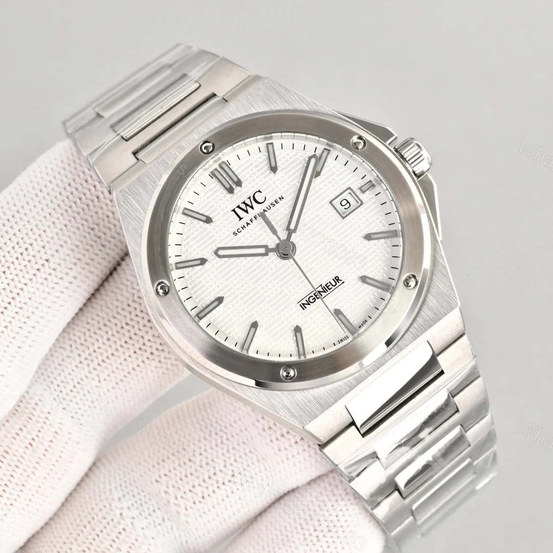 View 2 of IWC Ingenieur Automatic 35 Stainless Steel / Silver IW3249-01