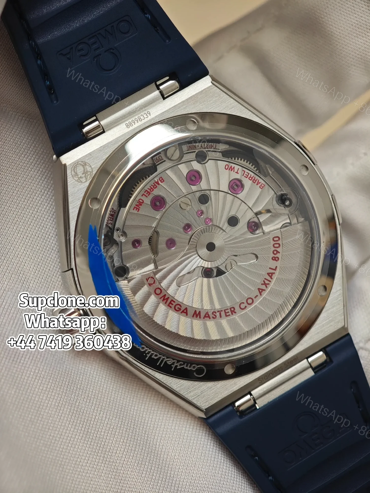 View 8 of Omega Super Clone Constellation 131.33.41.21.04.001 41mm Blue Bezel