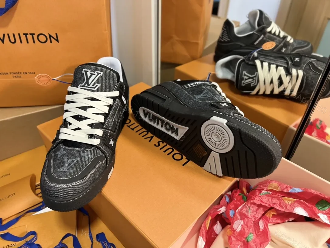 View 5 of Denim-Suede High-Top Luxury Sneaker with Cushioned Comfort