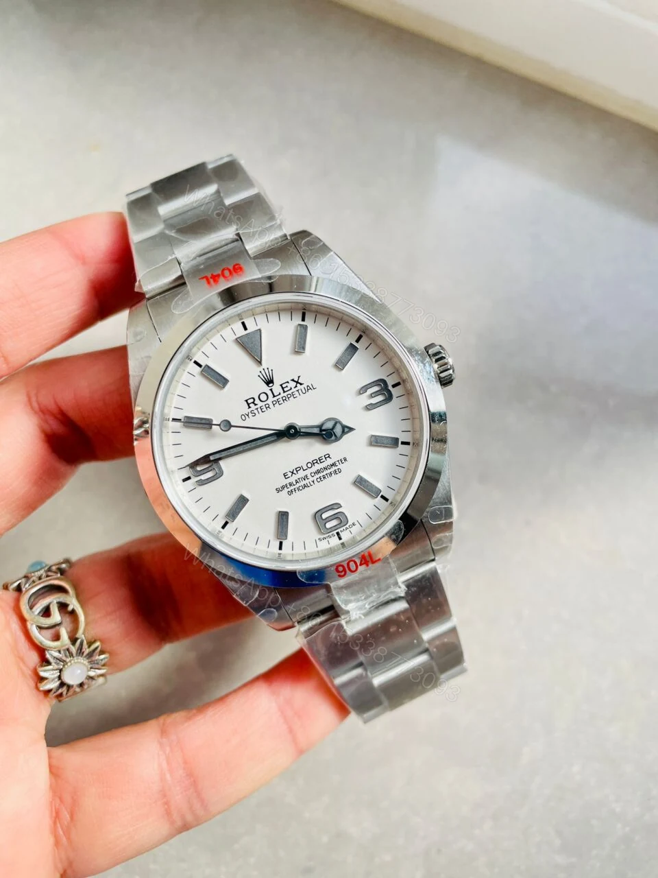 View 8 of JDF Factory 1:1 Rolex Explorer 124270 36mm 904L Steel Best Edition White Dial VR3230