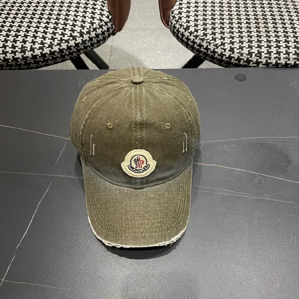 View 4 of Olive Textured Cap: Rugged Luxe, Subtle Patch Cap
