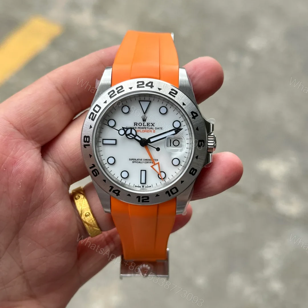 Rolex Explorer II 226570 42mm Super Clone Clean White Dial — view 1