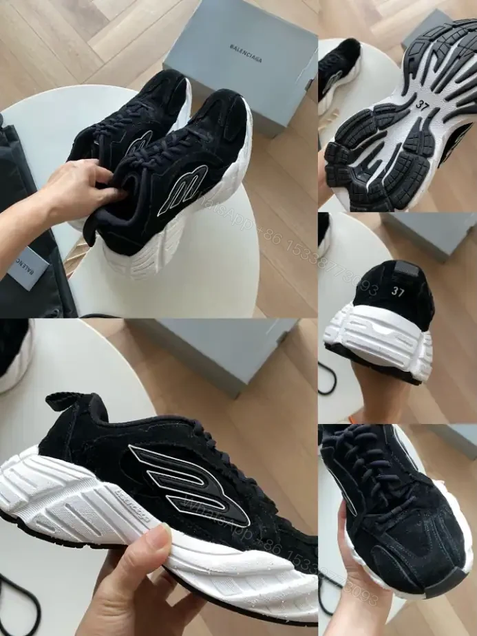 View 6 of MEN’S MONDAY SHOE IN BLACK/WHITE – BB282