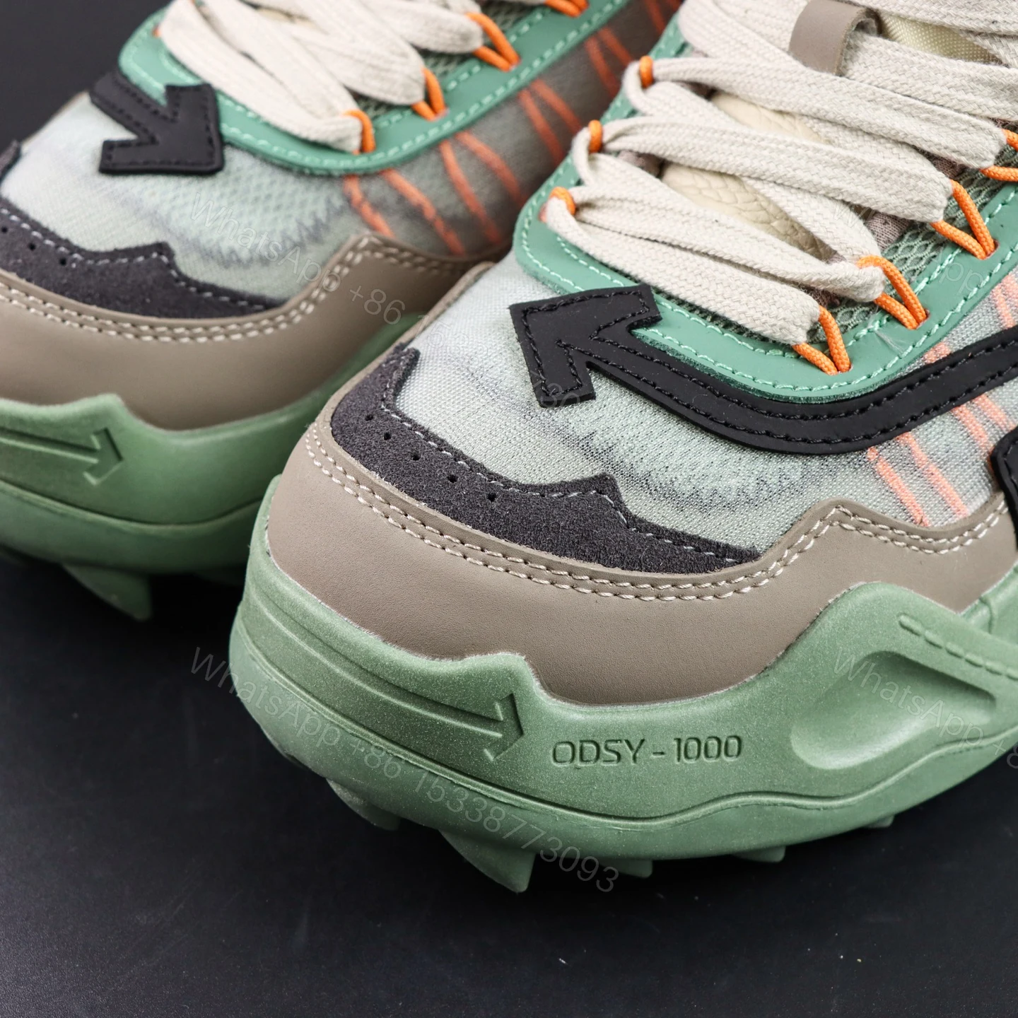 View 5 of Off White ODSY 1000 Black Green Reps
