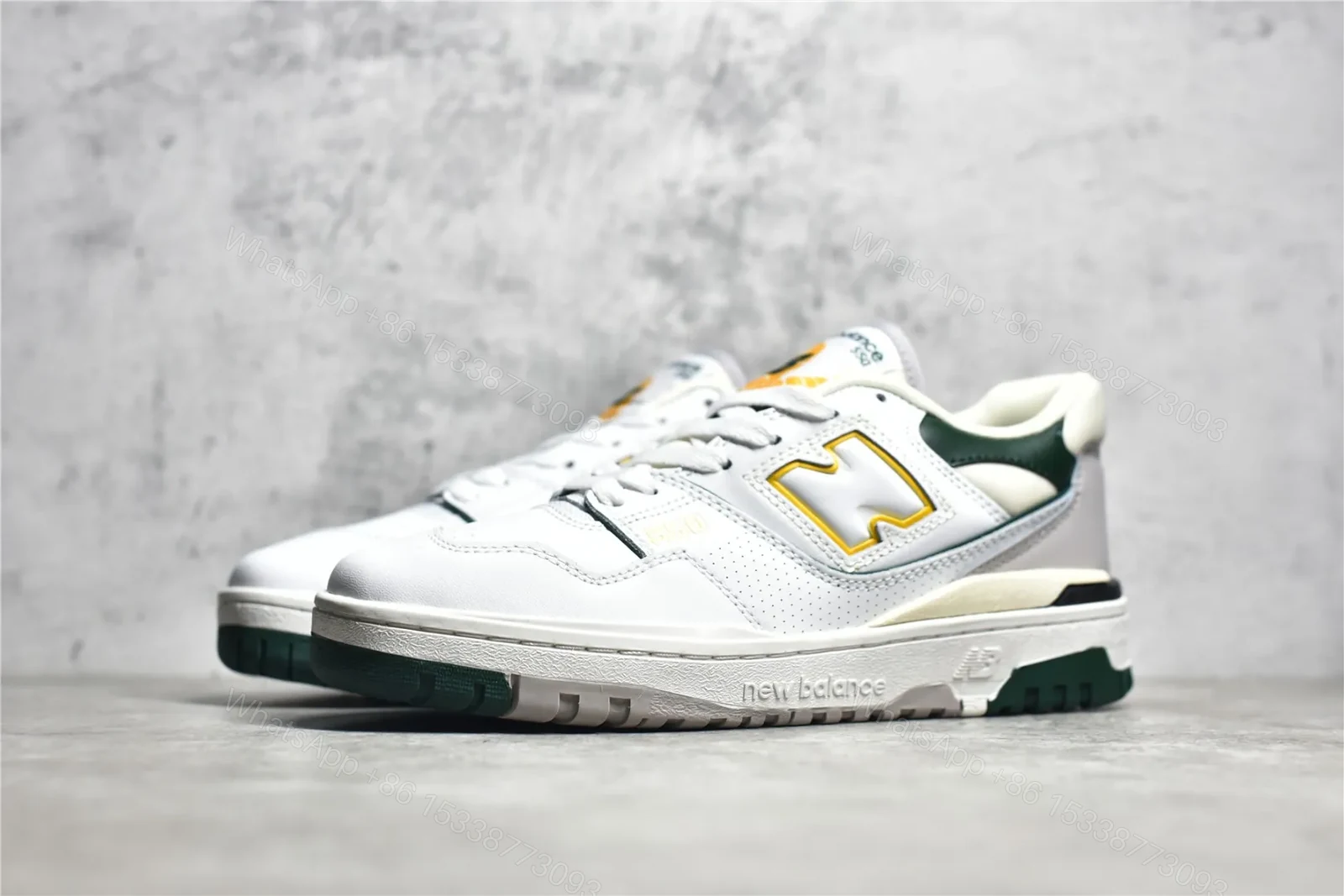 View 2 of New balance 550 White and Green