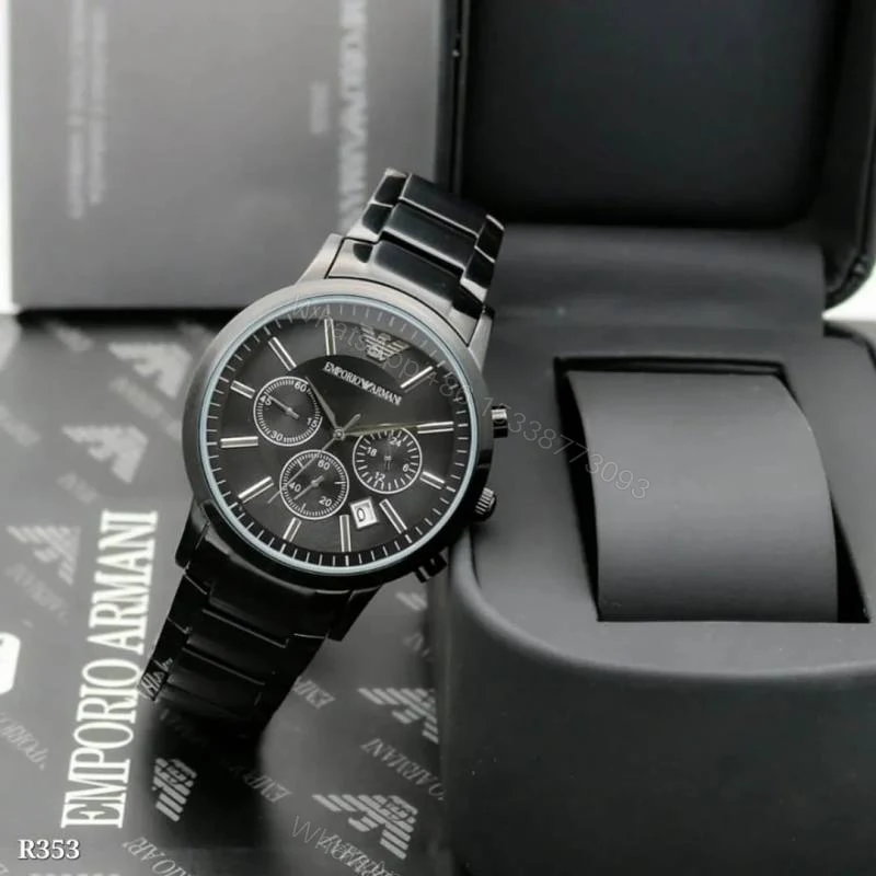 View 3 of First Copy Emporio Armani Classic Black Premium Luxury Watch