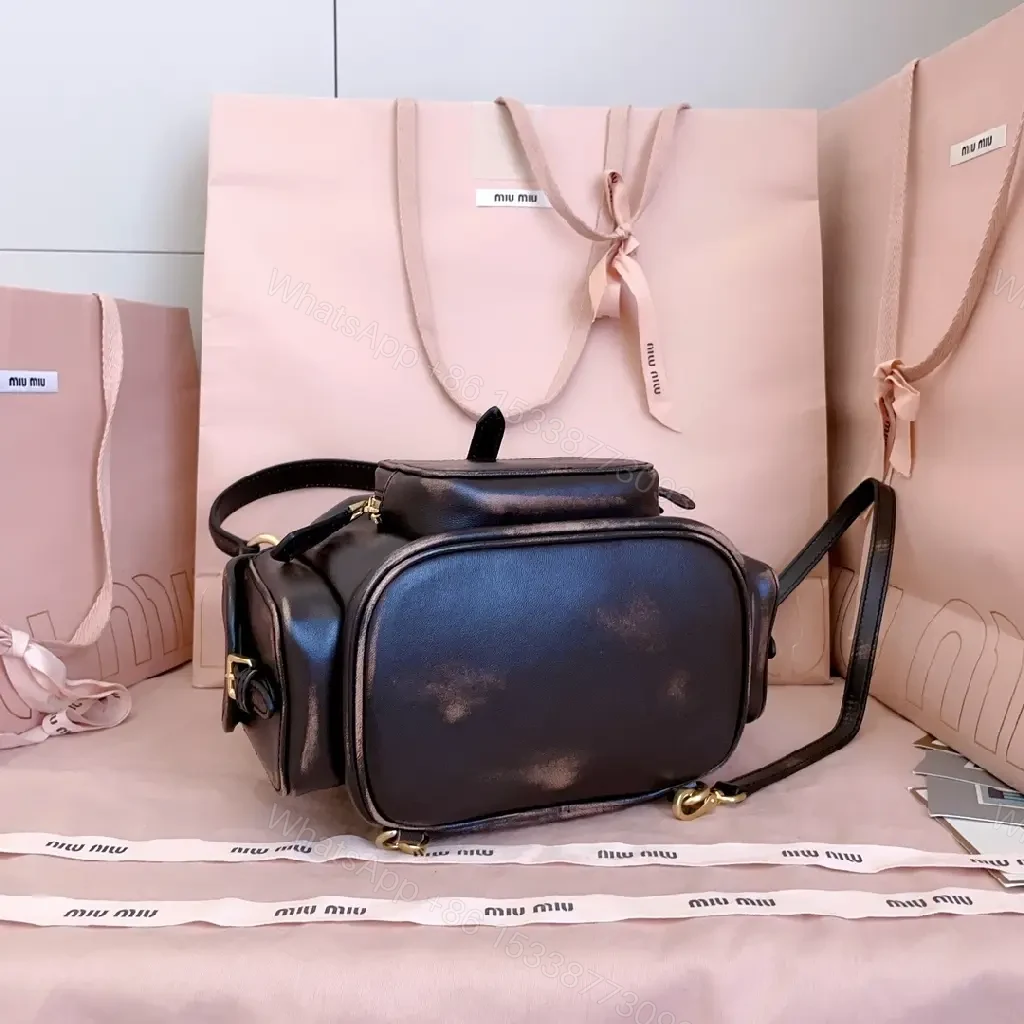 View 2 of Structured Leather Backpack: Classic Detailing, Luxe Comfort