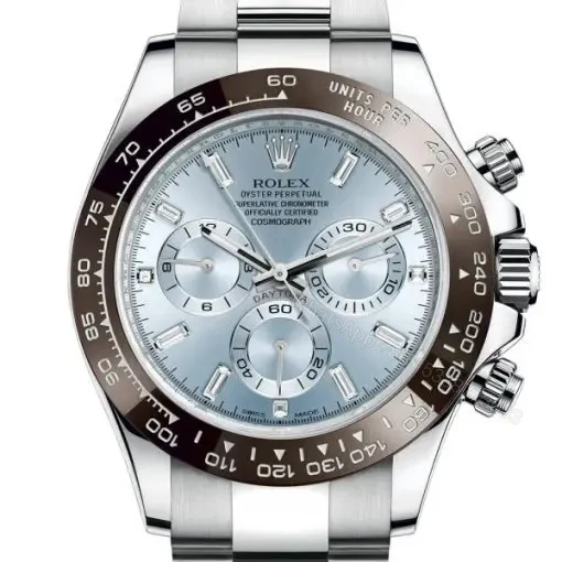 Replica Rolex Cosmograph Daytona Oyster 40 mm platinum 116506 — view 1