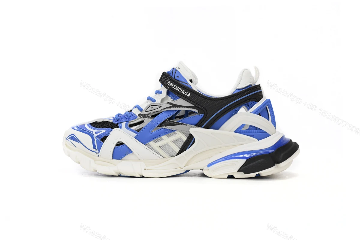 View 13 of Balenciaga Track 2 Sneaker Blue White 568614 W3AE2 4191