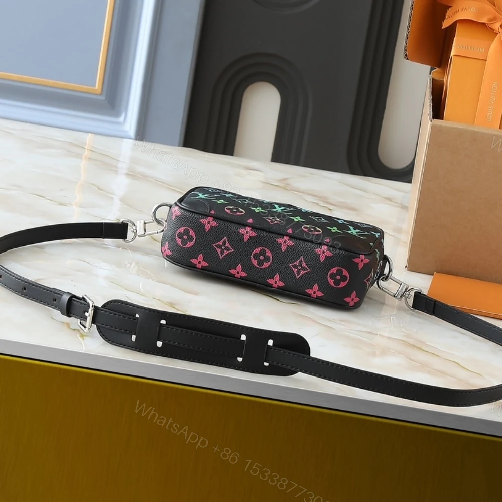 View 4 of LOUIS VUITTON TROCADERO WEARABLE WALLET GRADIENT MONOGRAM BLACK 20CM