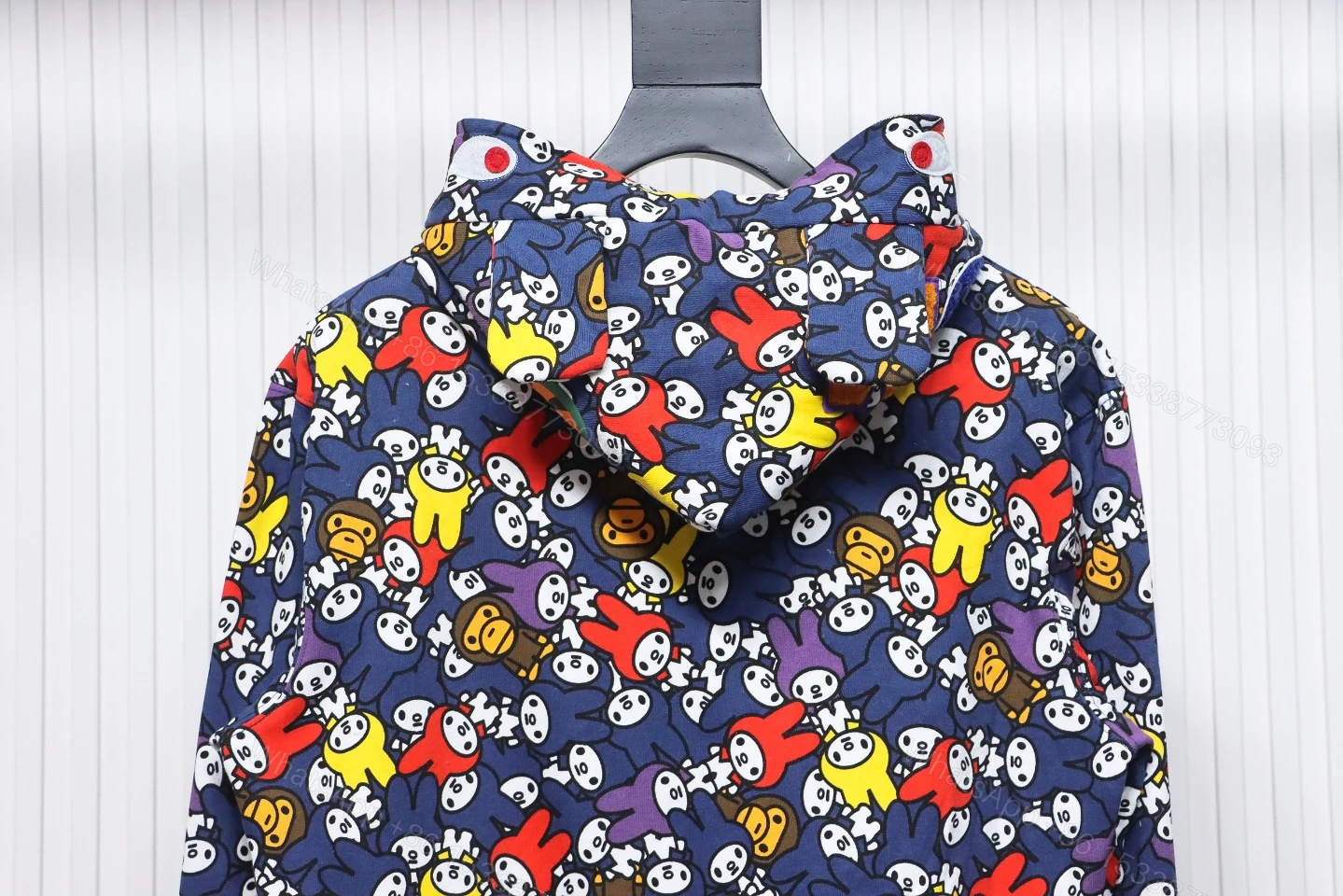 View 5 of BAPE Melody Full Printing Double Hat Hoodie