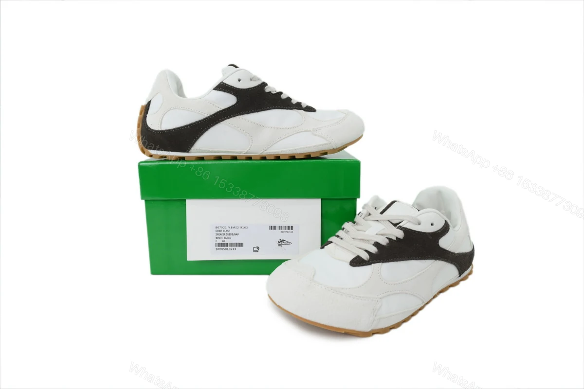 View 8 of Bottega Veneta Orbit Sneaker 'White Black' 867921 V3MS2 9163
