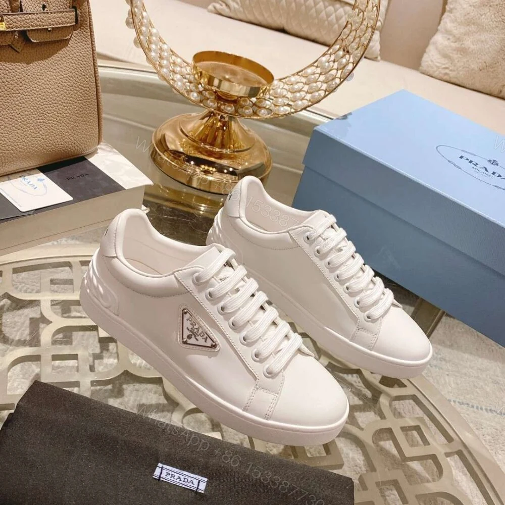 View 2 of Prada Fyre Low Heel Sneaker White For Women