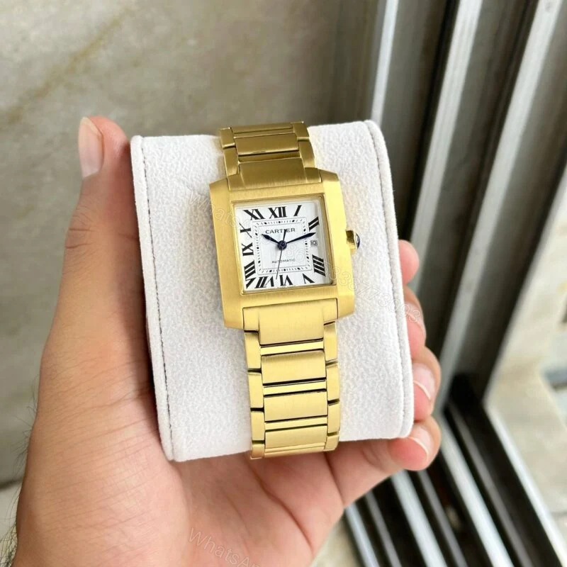 View 2 of Cartier Tank Francaise 38MM White Dial Automatic