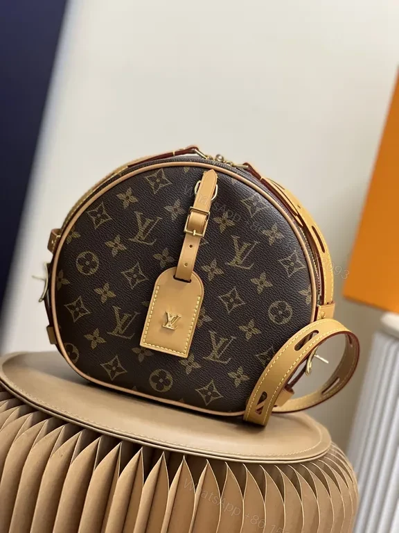 Monogram Round Bag: Luxe City Carryall in Canvas — view 1