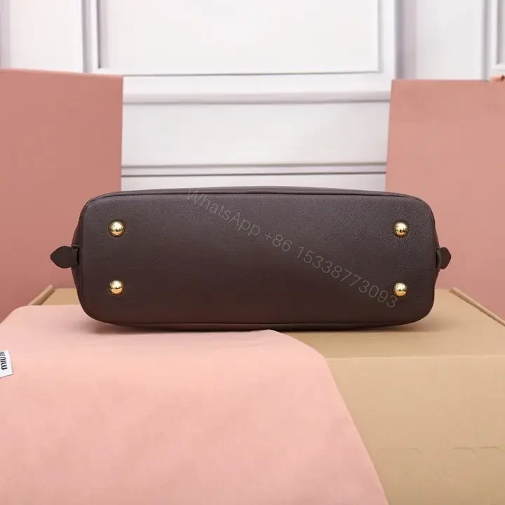 View 7 of 高仿miumiu*Aventure系列5BB169手提包石楠木色小號免檢版