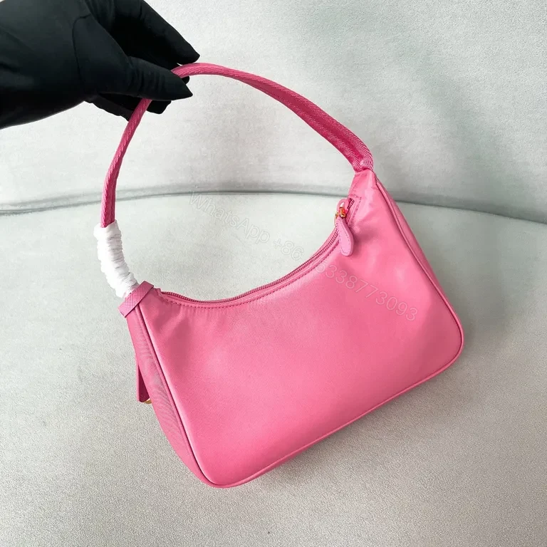 View 8 of Pink Prada-Inspired Mini Bag: Day-to-Night Luxe, Compact, Durable