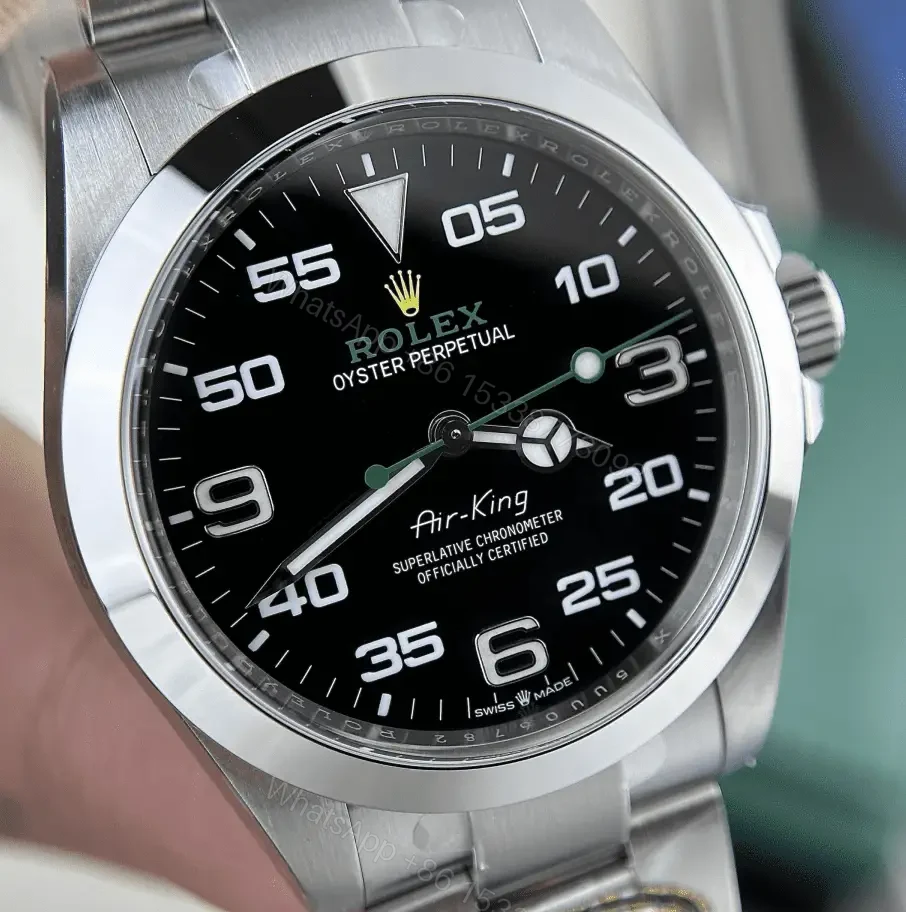 View 8 of Rolex Air King 126900 Black Replica
