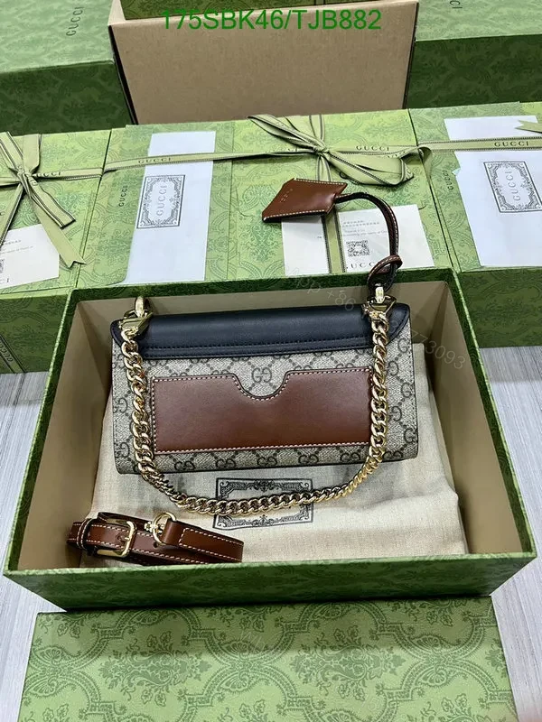 View 6 of Gucci Padlock GG Supreme Canvas Small Shoulder Bag in White – BV517