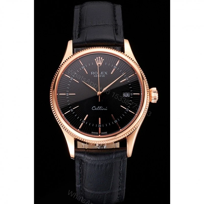 View 2 of Rolex Cellini Black Dial REP016799