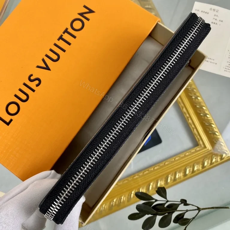 View 5 of Monogram Eclipse Zippy Wallet: Luxe Organized Travel Essential