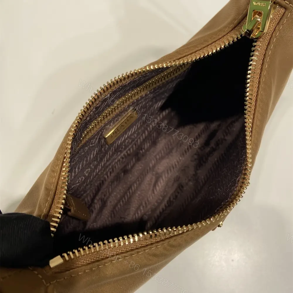 View 8 of 高仿Prada*RE-Nylon系列1N204M腋下包棕色Mini免檢版