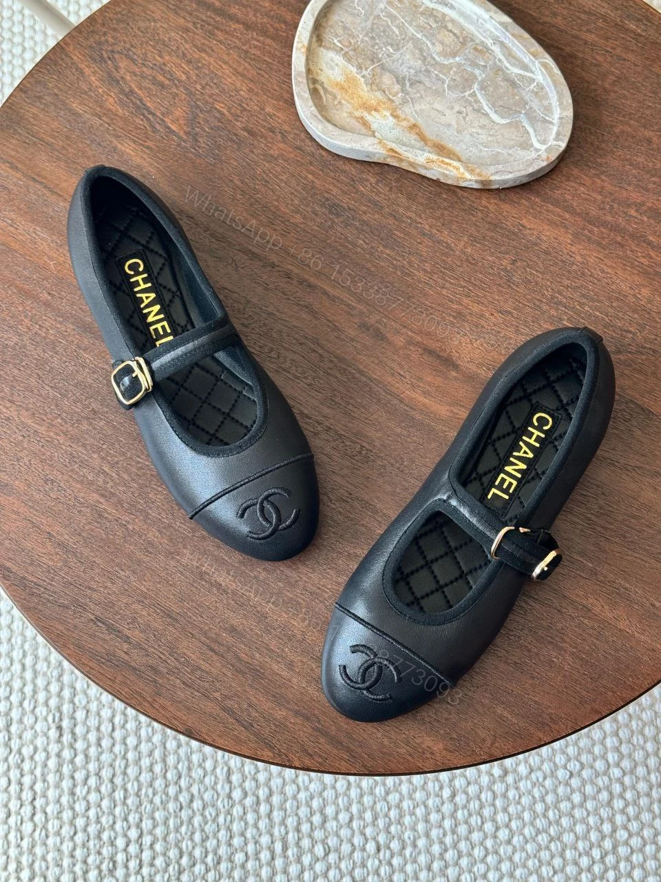 View 4 of Chanel Mary Jane Shoes In Lambskin