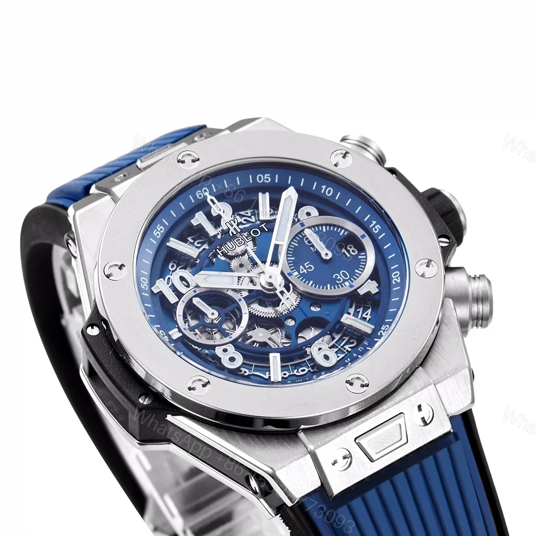 View 5 of Hublot HB3 Big Bang Red Replica 45MM Ceramic Case & Red Rubber Strap RG-HUBLOT-BB-RED-CER-RUB-45