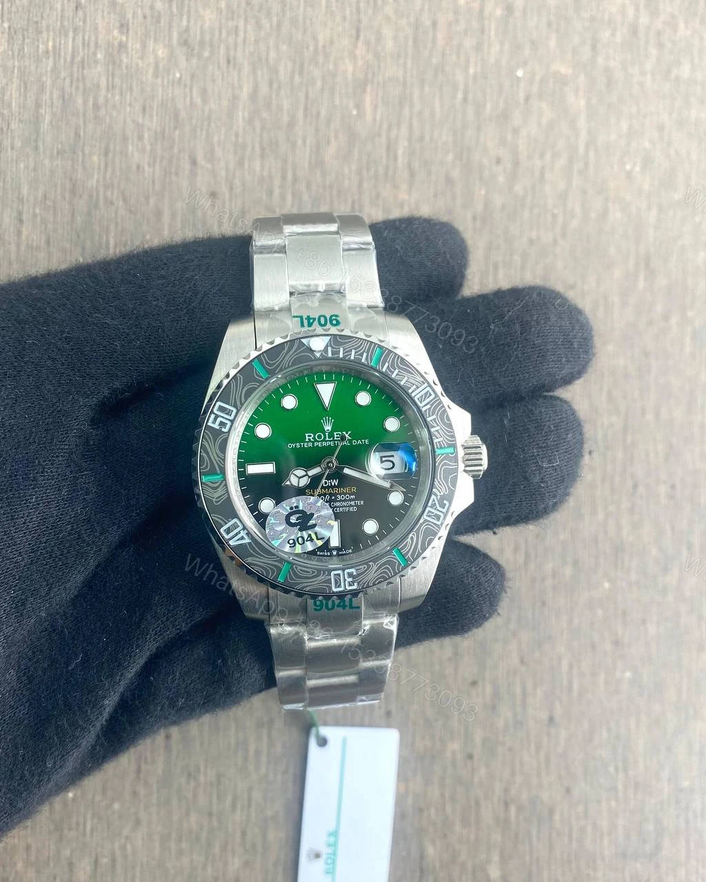 View 2 of Rolex Submariner Silver Green Diw 41MM Automatic