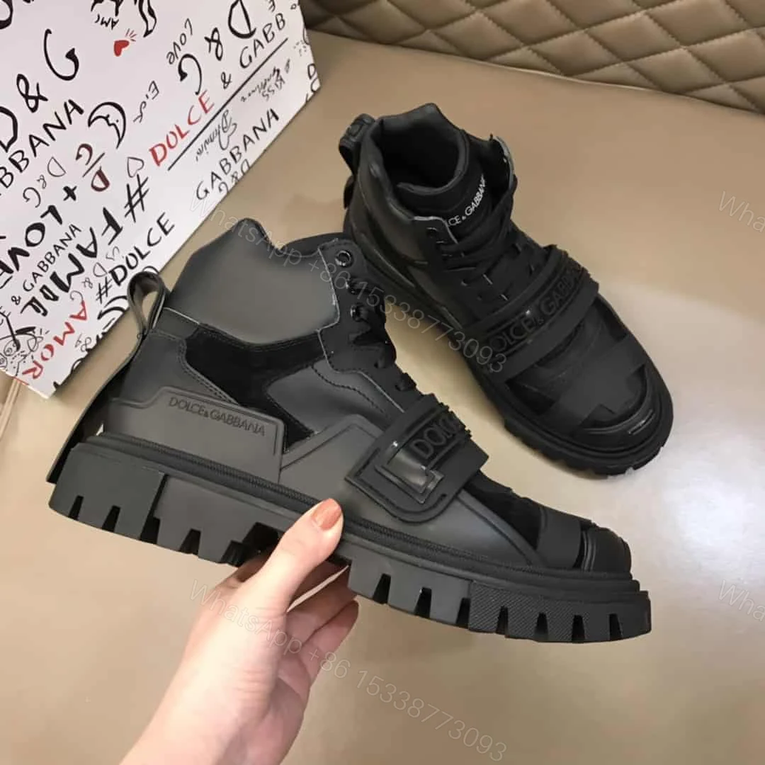 View 6 of DOLCE & GABBANA LOGO STRAP TREKKING BOOTS – DG55