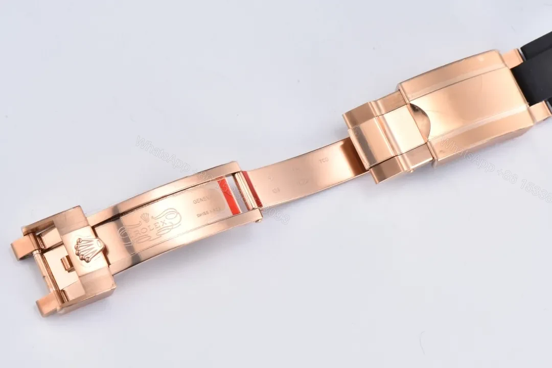 View 8 of WWF Factory Clean Factory Clean Rose Gold Daytona Rubber Strap Watch