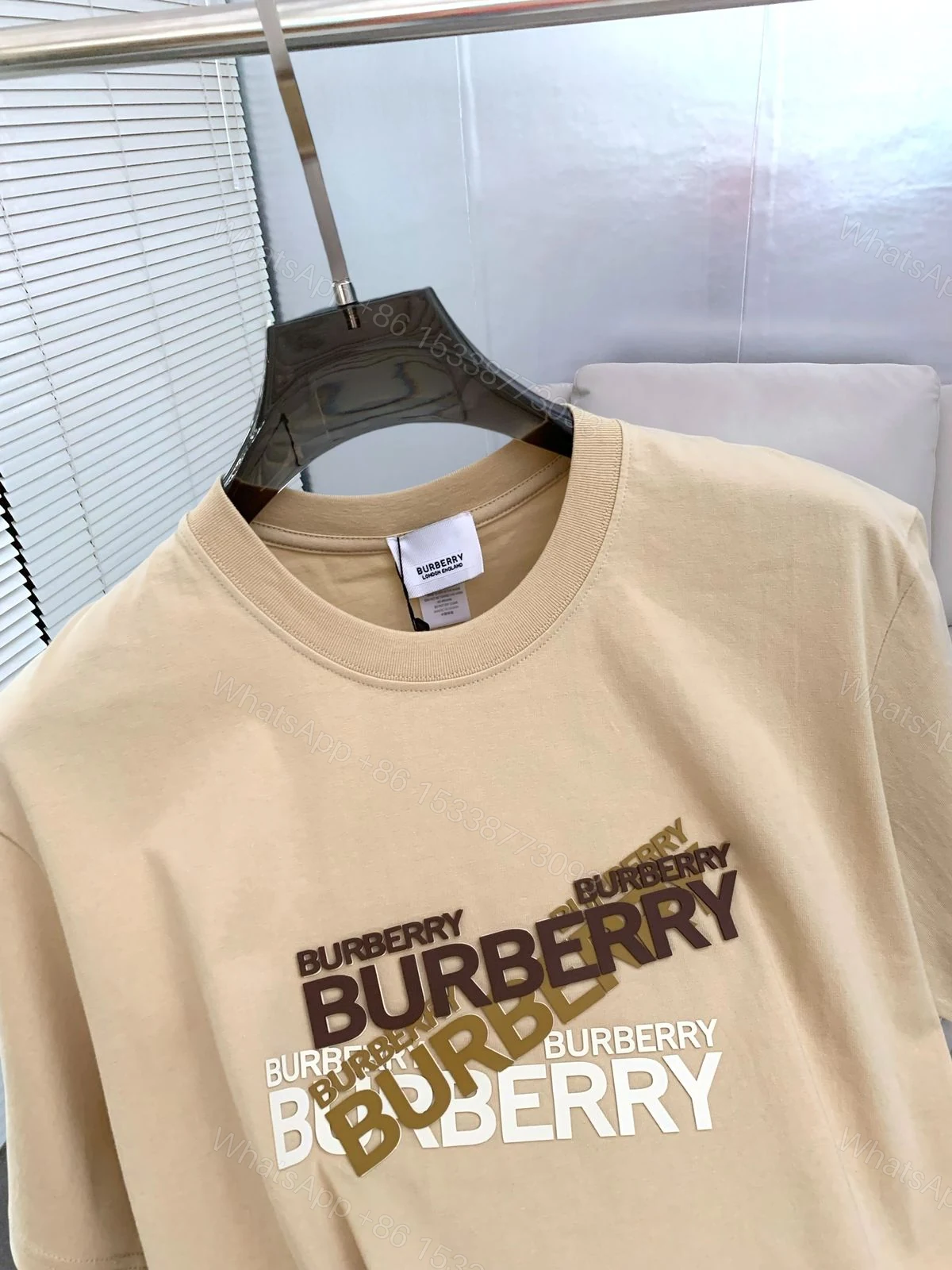 View 2 of FIRST COPY BURBERRY DESIGNER ROUND NECKS SUMMER T-SHIRT