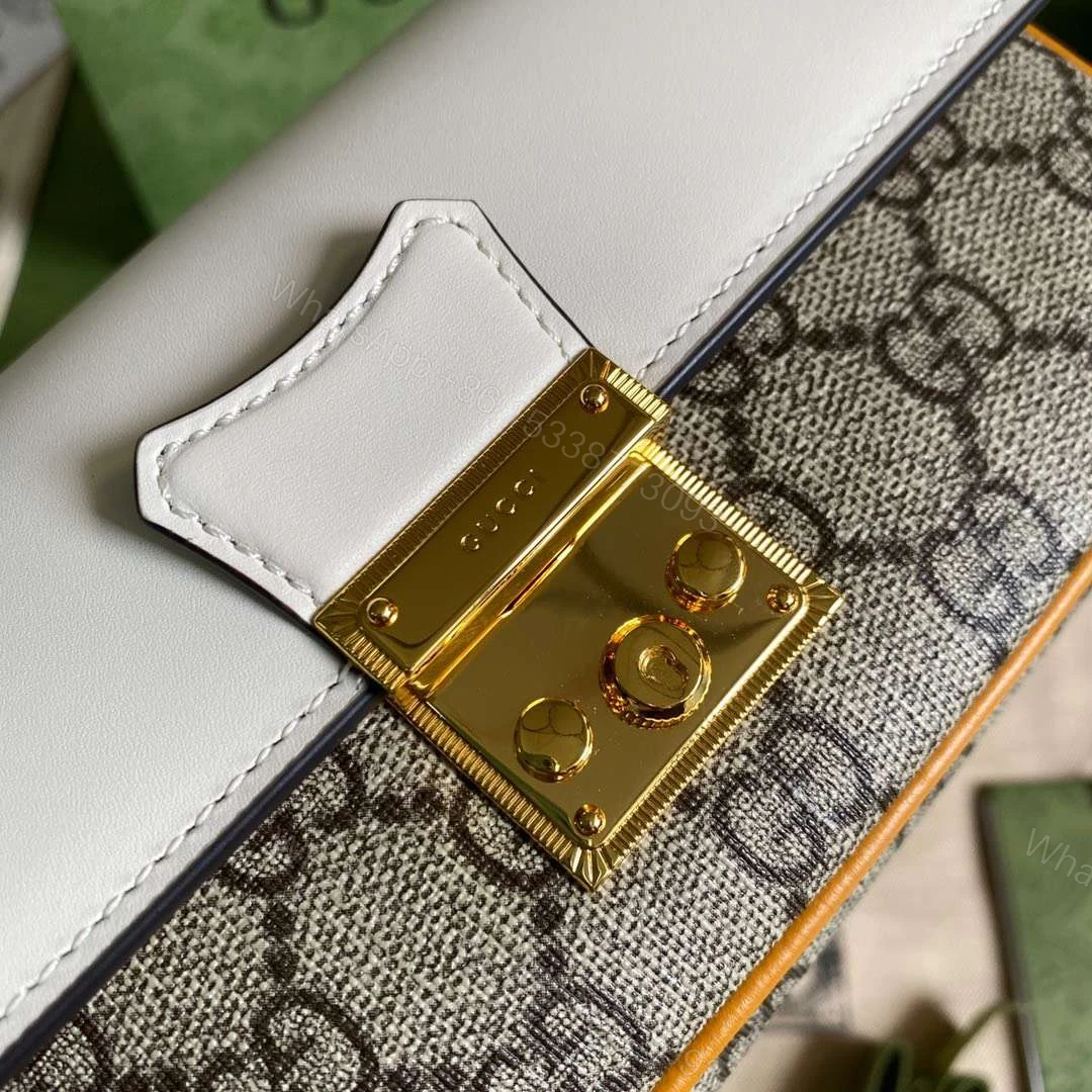 View 6 of Gucci Clutch Women’s Crossbody Bag with High Quality Monogram Pattern 19x10cm