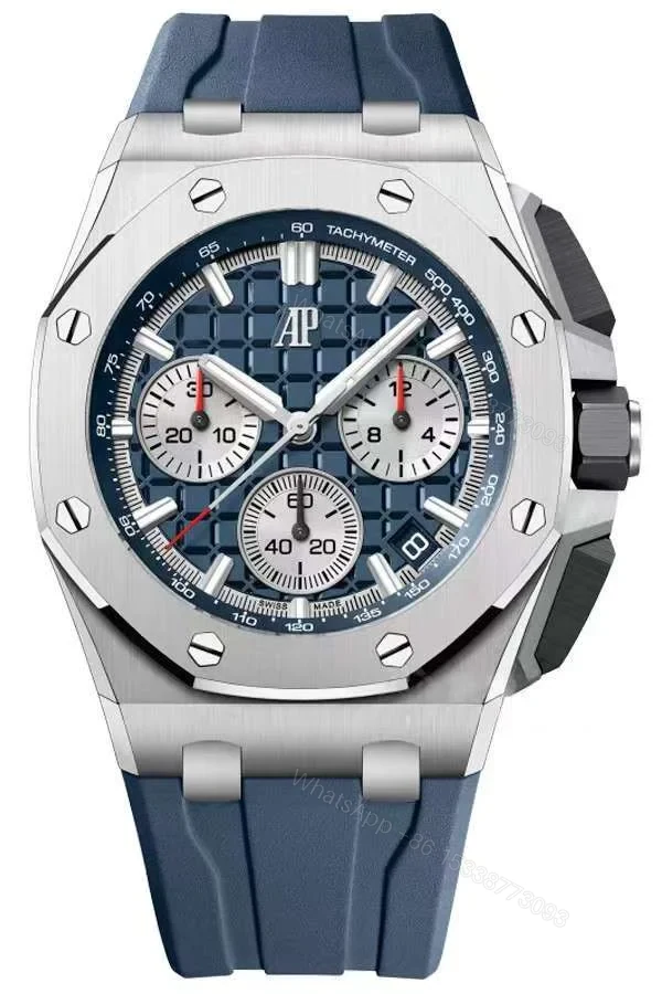 Audemars Piguet Super Clone Royal Oak Offshore Blue Dial 26420 Chronograph 43mm — view 1