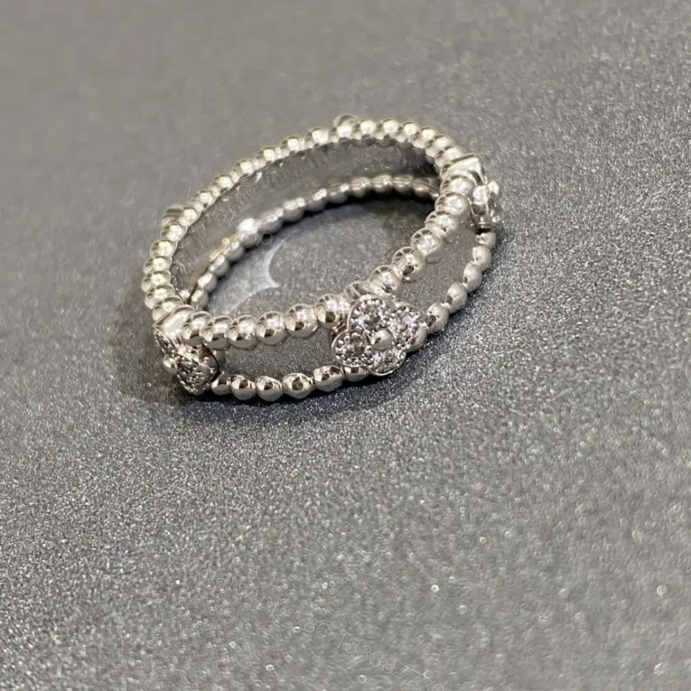 高仿首飾VanCleef&Arpels*RP6MN00鑲鑽萬花筒戒指白金 — view 1