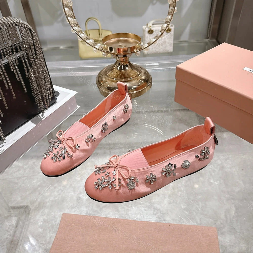 View 2 of MIUMIU Satin ballerinas