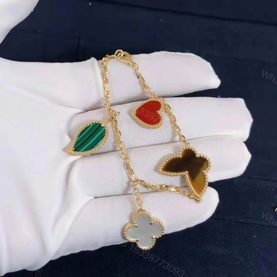 View 6 of Van Cleef & Arpels Lucky Alhambra Bracelet, 4 Motifs