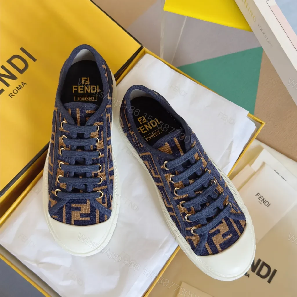 View 5 of Bold Texture Casual Luxury Sneakers with Monogram Pattern