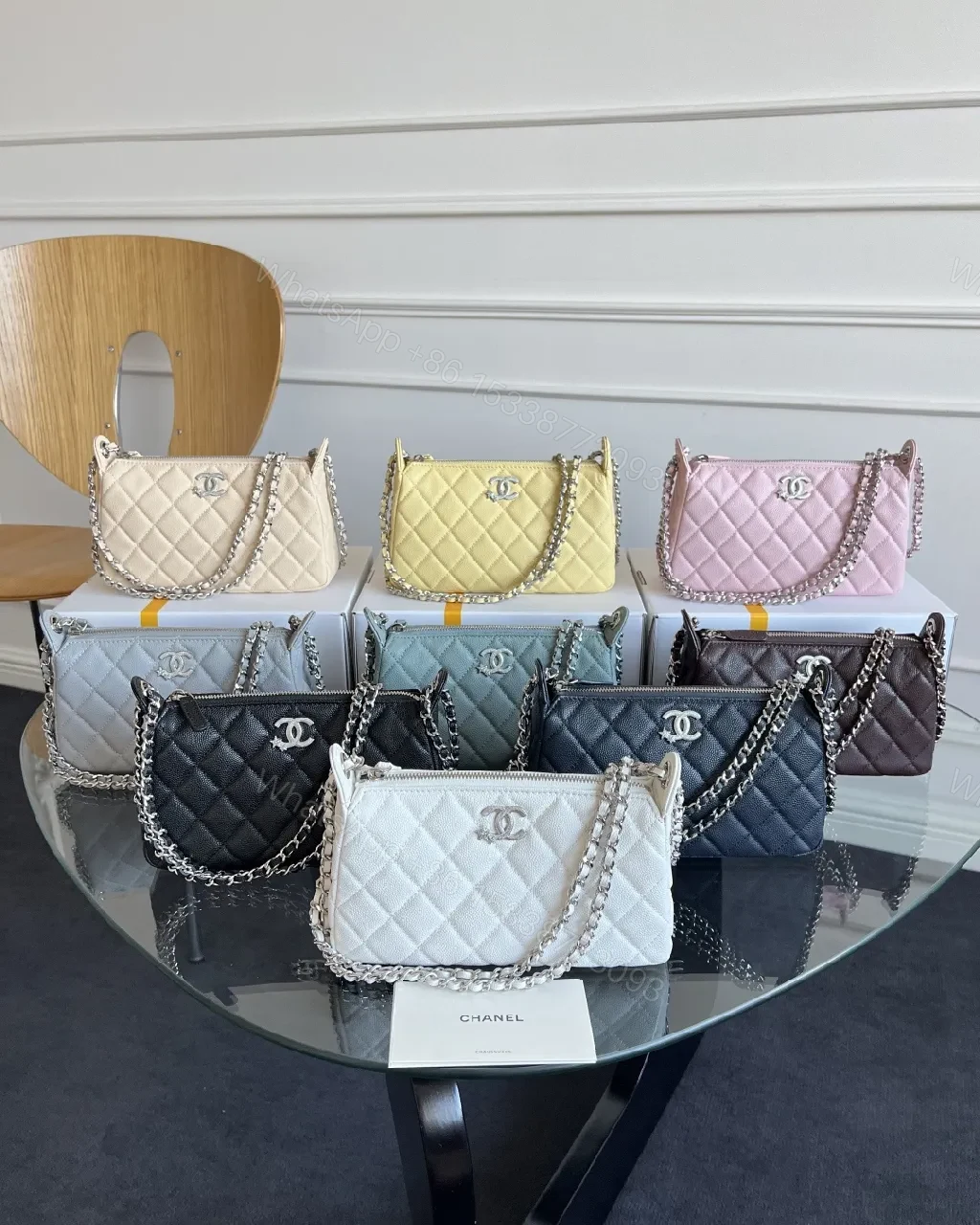 View 2 of Quilted Leather Shoulder Bag: Chic, Versatile Luxury Bag