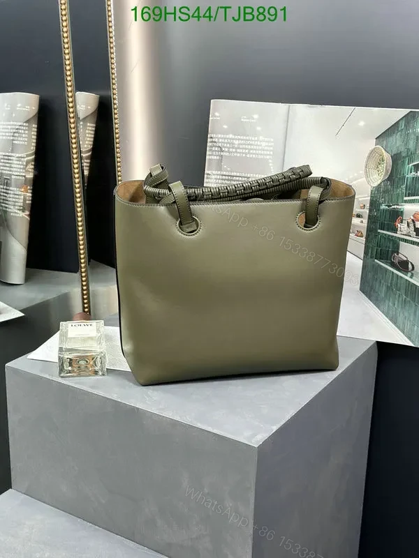 View 5 of Loewe Small Anagram Tote in Brown Classic Cowhide 011830