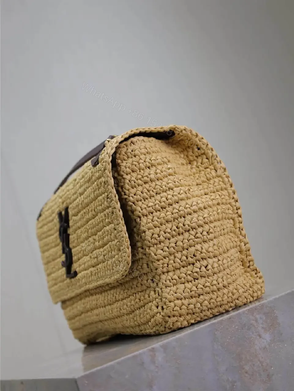 View 6 of Raffia Crossbody Bag – Casual Luxury, YSL-Inspired Charm